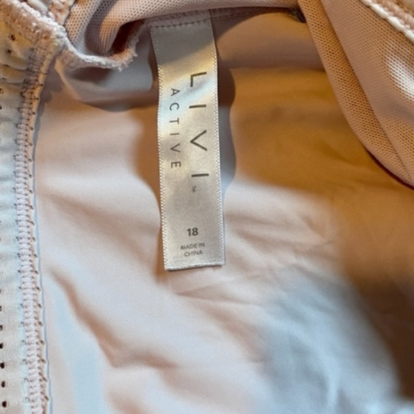 Lane Bryant / Livi Active Pink Sports Bra 18 - Picture 3 of 4